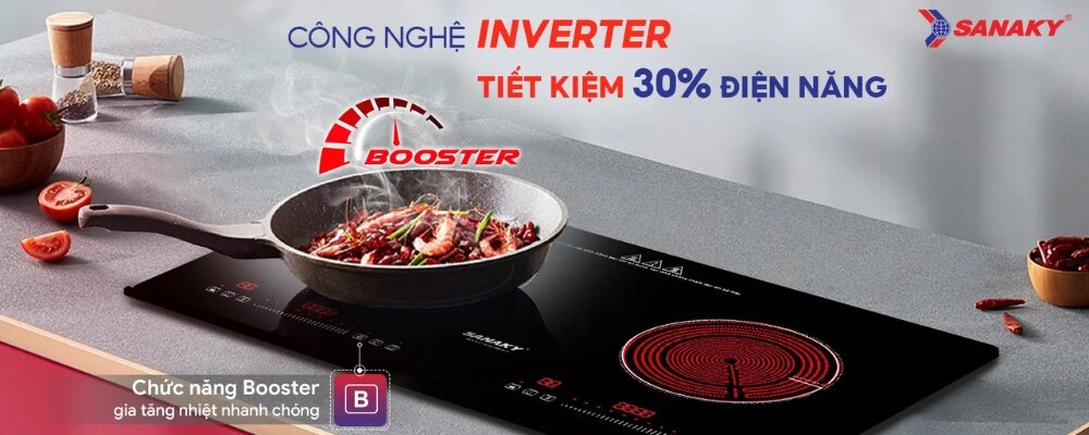 Sanaky VH-2500HGT có tổng mức công suất đạt 4000W và công nghệ Inverter