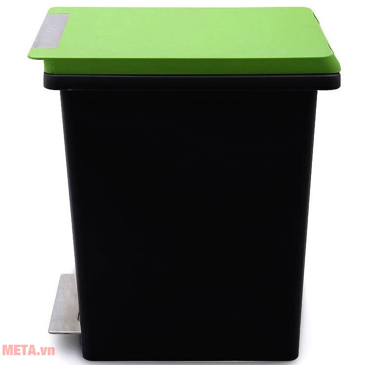 Thùng rác nhựa đạp dòng Compact Fitis PPS1-904 - 10L (Đen xanh)