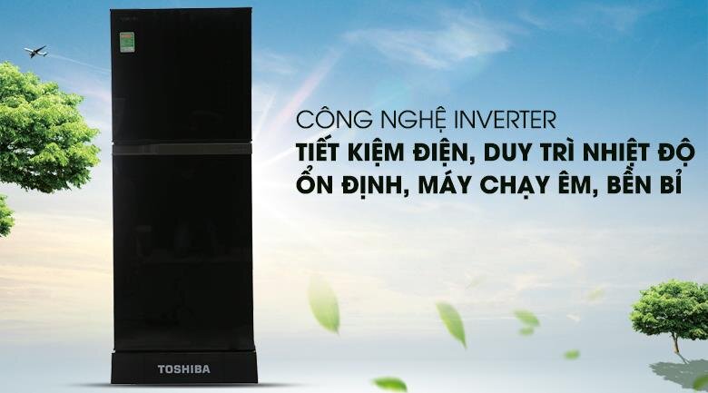 Tủ lạnh 2 cánh Inverter Toshiba GR-A25VU(UK) - 186 Lít