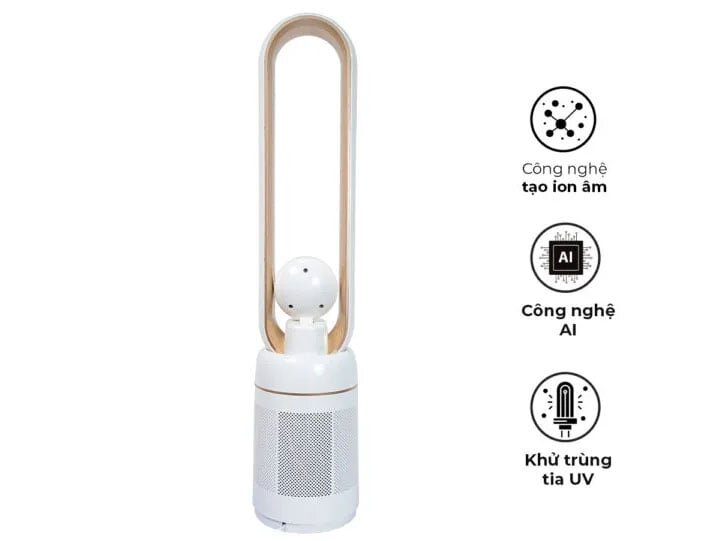 Quạt không cánh lọc không khí  