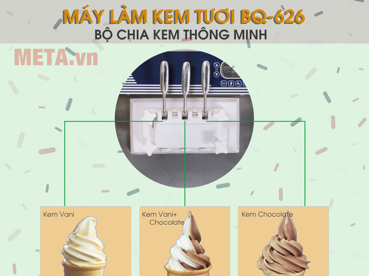 Máy làm kem Jingling NEW Elip BQ626