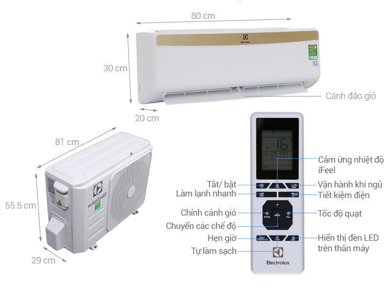 Máy lạnh Electrolux 1HP ESM09CRM-A1