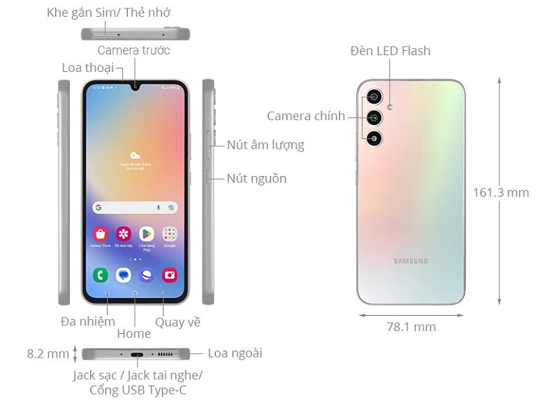 Điện thoại Samsung Galaxy A34 8GB/128GB