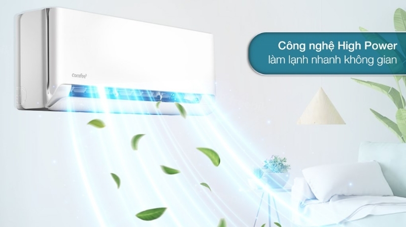 Điều hòa Comfee Inverter 12000 BTU 1 chiều CFS-13VCB1 gas R-32 4 Điều hòa Comfee Inverter 12000 BTU 1 chiều CFS-13VCB1