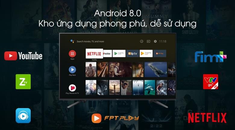 Smart Tivi Sony 75 inch KD-75Z9F, 4K Ultra HDR, Android TV