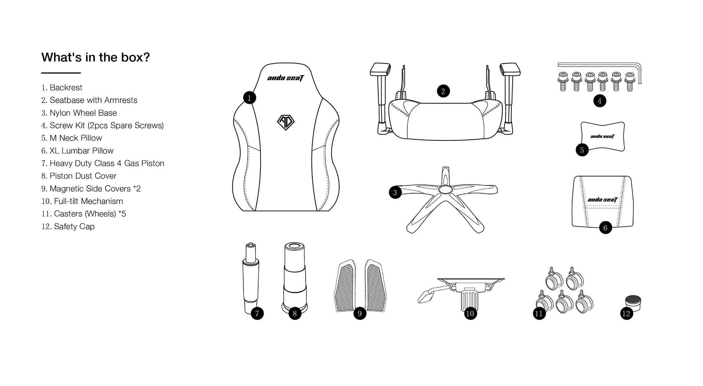 Ghế game Andaseat Phantom 3 Series Premium