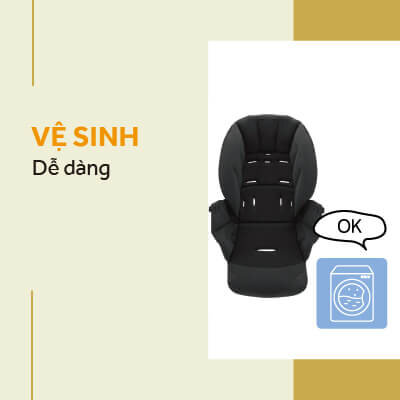 Vệ sinh xe đẩy Combi CrossGo dễ dàng 