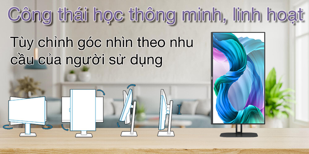 Màn hình AOC 27V5/BK/74  3