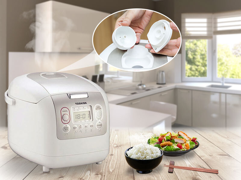 Nồi cơm điện Toshiba 1.8 lít RC-18NMF(WT)VN Nồi cơm điện Toshiba 1.8 lít RC-18NMF(WT)VN