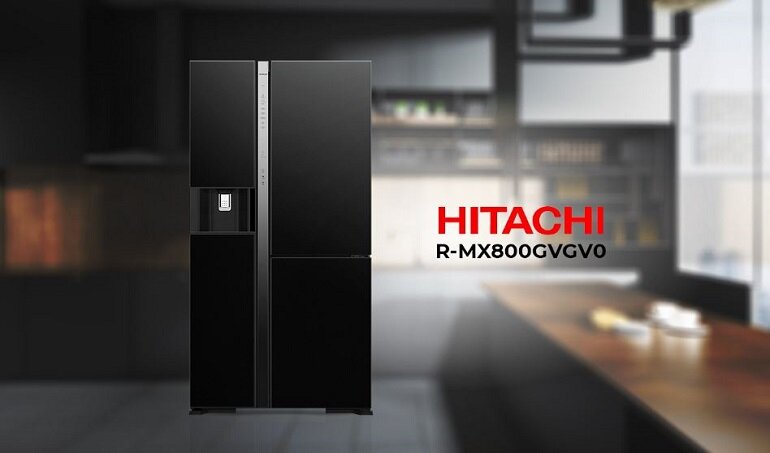 Thiết kế tủ lạnh 3 cánh Hitachi R-MX800GVGV0 chuẩn xu hướng hiện đại