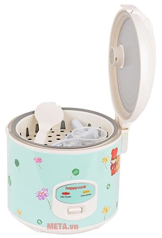 Nồi cơm điện nắp gài HappyCook HCJ-1811 - 1,8 lít (Xanh)