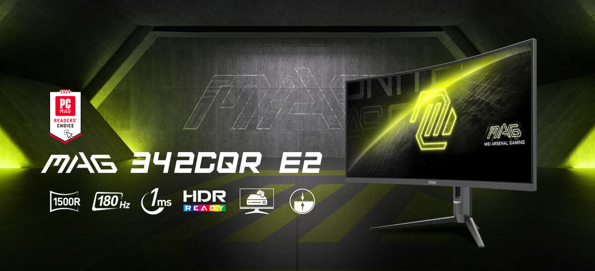 Màn hình Gaming UltraWide MSI MAG 342CQR E2