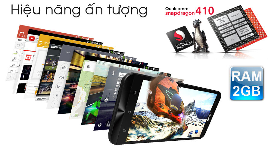 Điện thoại Asus Zenfone 2 Laser 5.0 inch LTE