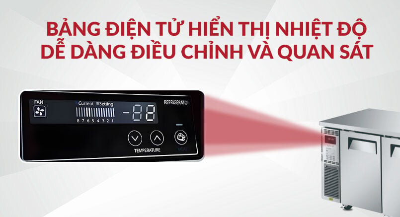 Turbo Air KUF18-3 có màn hình led Turbo Air KUF18-3