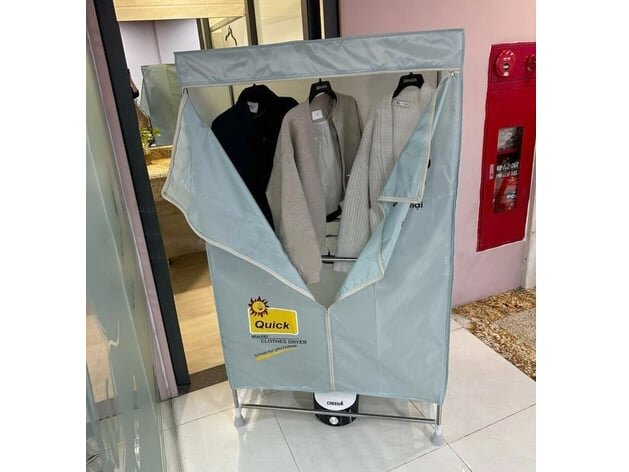 Tủ sấy quần áo Creen CR-TS160 có khoang chứa rộng rãi giúp bạn sấy được tối đa 20kg quần áo mỗi lần