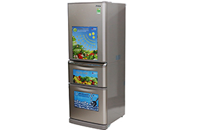 Tủ lạnh 3 cánh Mitsubishi MR-C41G-PS-V, 338 Lít