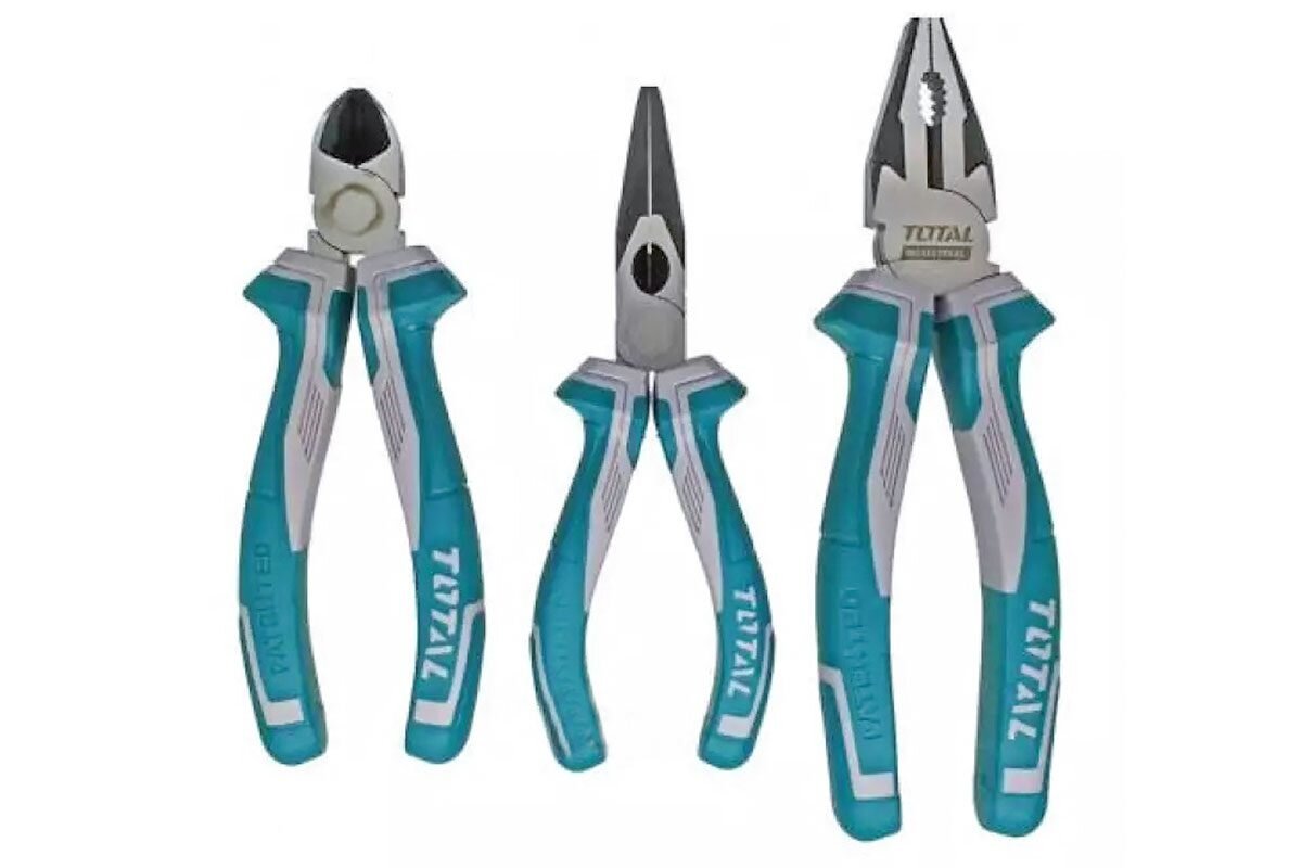 Bộ 3 kềm răng cắt và nhọn Total THT2K0301