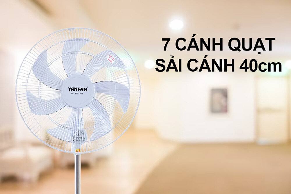 Yanfan DX16 trang bị 7 cánh quạt