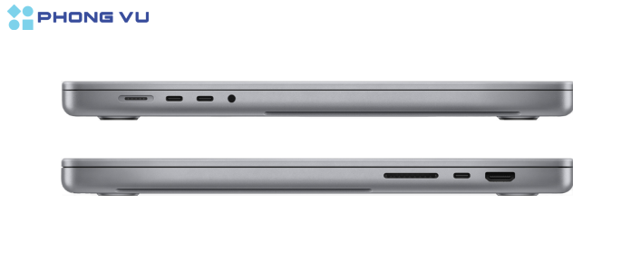 MacBook Pro M2 Max 2023 16 inch (96GB/8TB SSD) có 3 cổng Thunderbolt 4