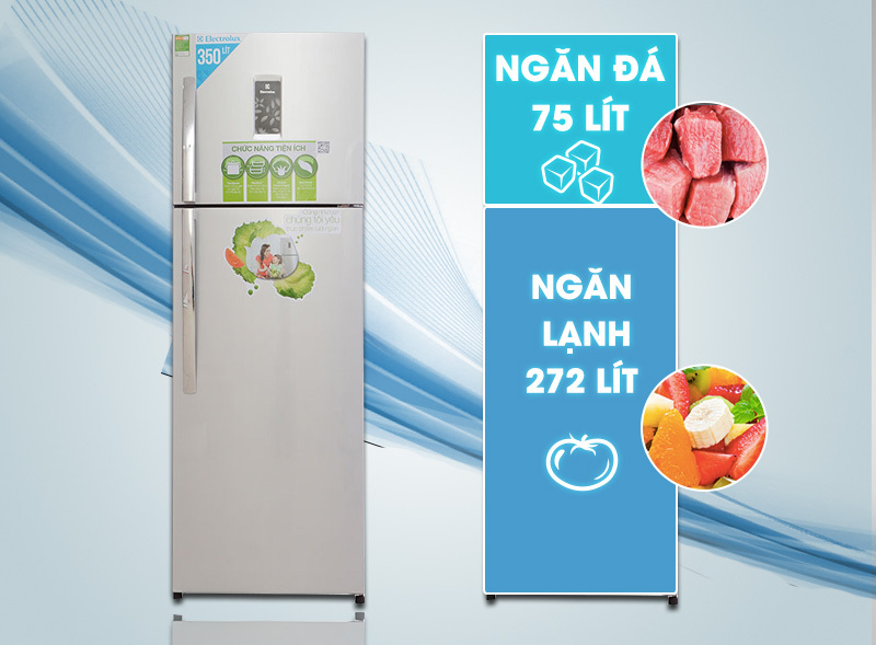 Tủ lạnh Electrolux 348 lít ETB3500PE-RVN Tủ lạnh Electrolux 348 lít ETB3500PE-RVN