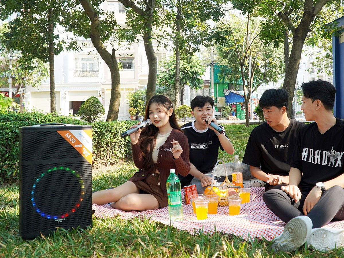 Loa Bluetooth Karaoke Soundmax M33