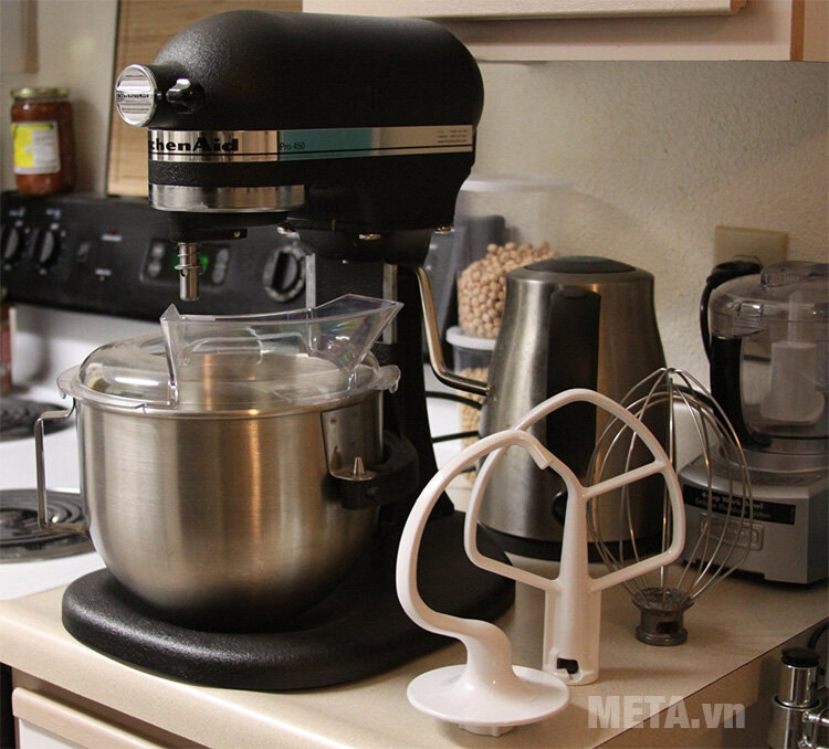 Máy trộn bát nâng KitchenAid 5KPM50EGR (màu đen nhám -  4.8 lít) Máy trộn bát nâng KitchenAid 5KPM50EGR (màu đen nhám -  4.8 lít)