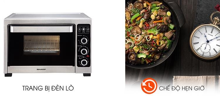 Lò nướng Sharp EO-A383RCSV-ST 38L