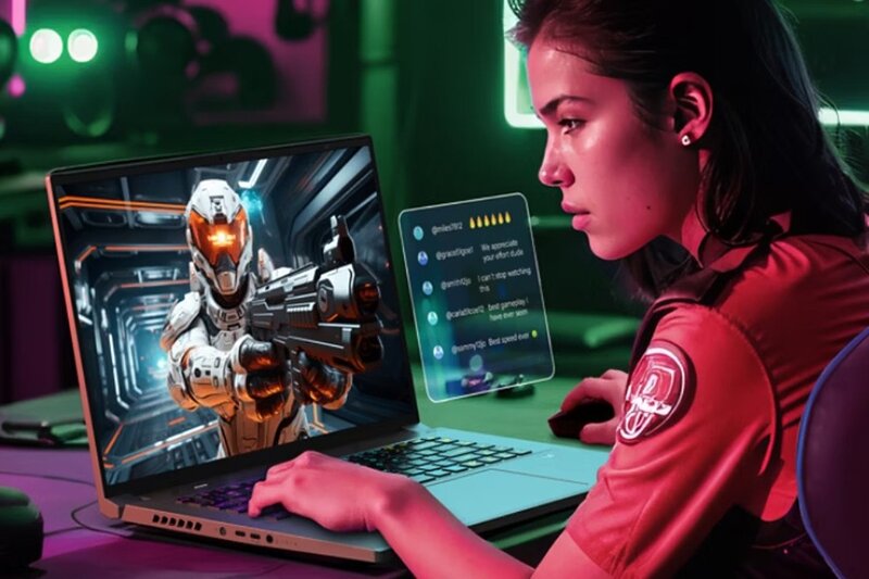 Acer Predator Triton Neo 16 PTN16-51-78JQ kết nối nhanh chóng
