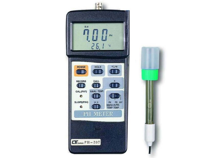 Máy đo pH Lutron Ph-207 Máy đo pH Lutron Ph-207