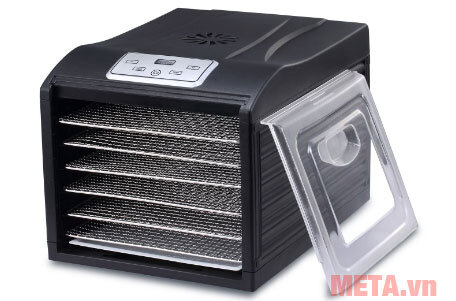 Máy sấy thực phẩm đa năng Biochef 6 khay màu đen