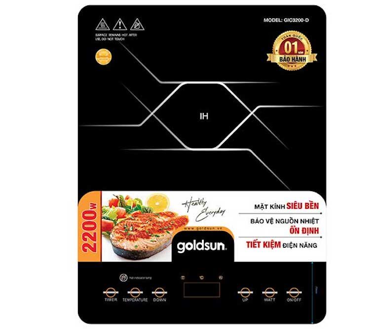 Bếp từ đơn Goldsun GIC3200-D