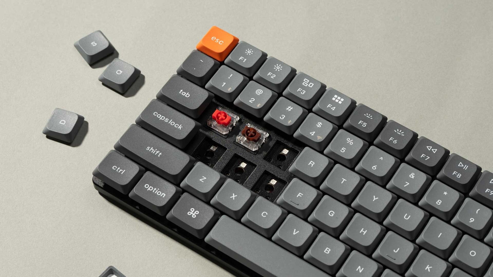 Bàn phím Keychron K3M-H3 K3 Max Swappable Gateron RGB Backlight Brown Switch 8