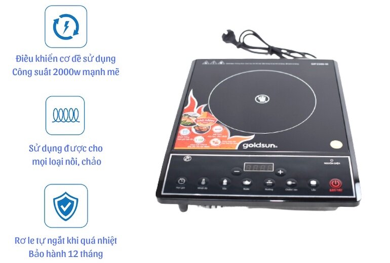 Bếp hồng ngoại Goldsun GIF3500-M