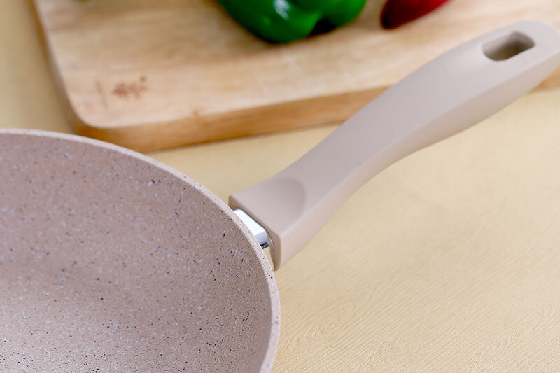 Chảo nhôm đáy từ chống dính đá hoa cương 24 cm Happycook Charm CHP-24 Chảo nhôm đáy từ chống dính đá hoa cương 24 cm Happycook Charm CHP-24