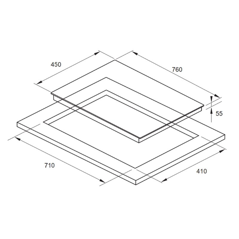 Bếp từ âm 2 vùng nấu Fagor 3IF-72A1S