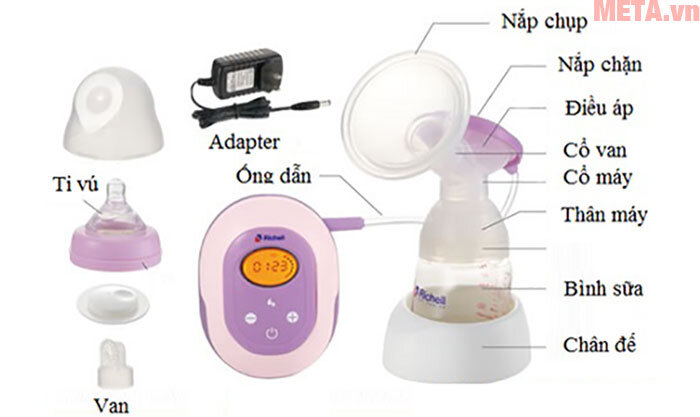 Máy hút sữa có massage Richell RC98905