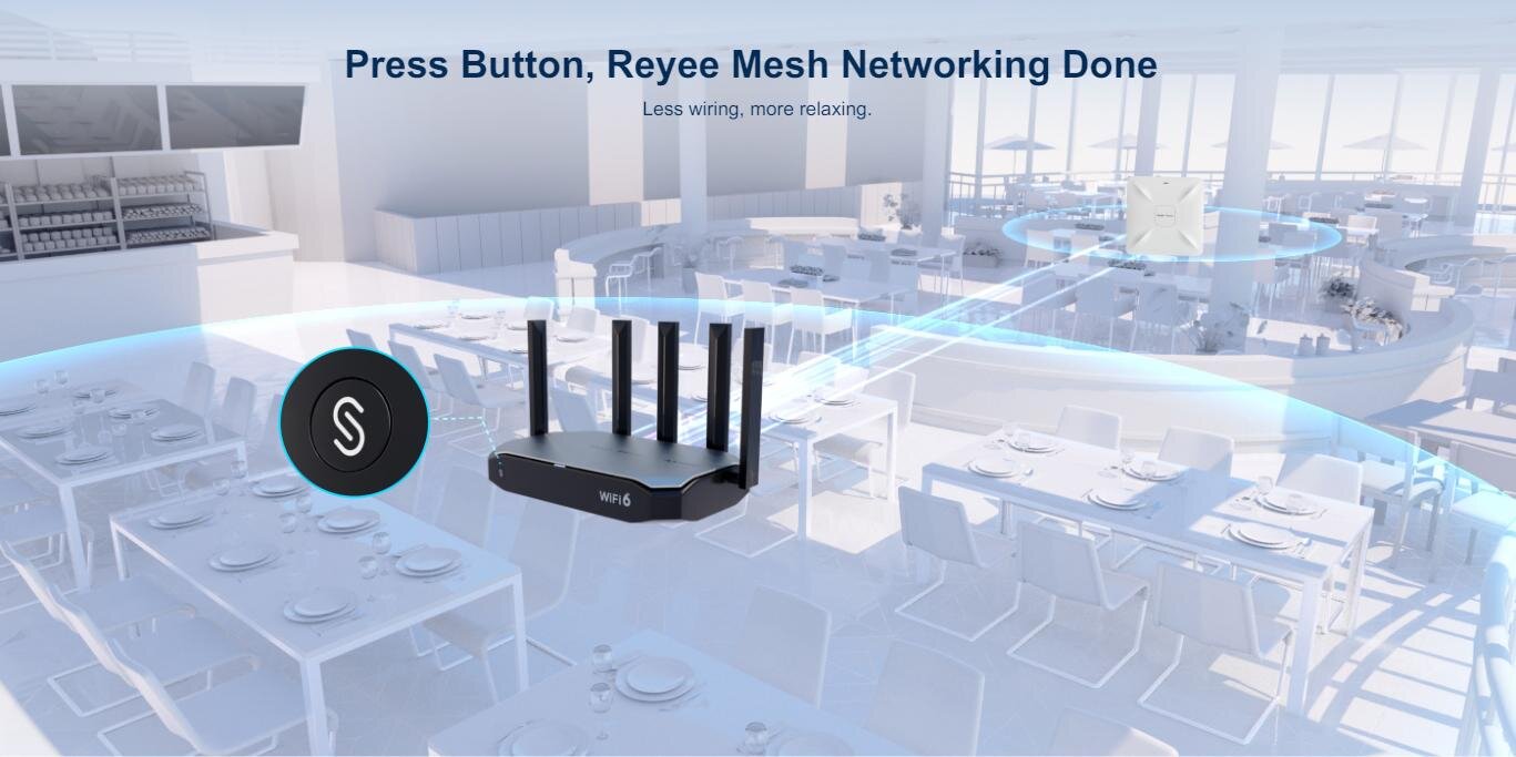 Router Wifi Ruijie RG-EG105GW-X Wi-Fi 6 AX3000