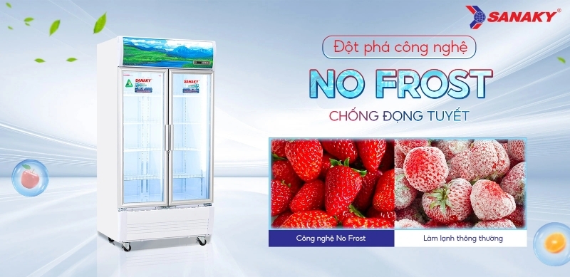 Tủ mát Sanaky inverter 2 cánh 1200 lít VH-1209HP3