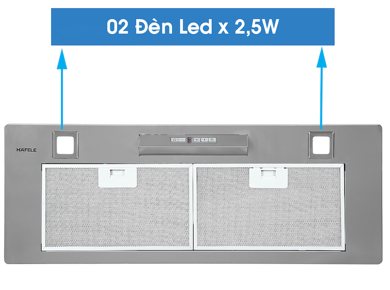Máy hút mùi âm tủ Hafele HH-BI79A (Ảnh: Hafele).