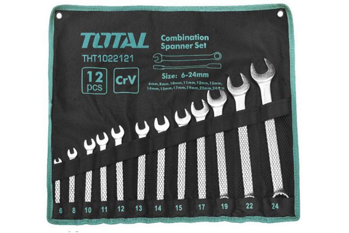 Bộ cờ lê vòng miệng 6-24mm Total THT1022121