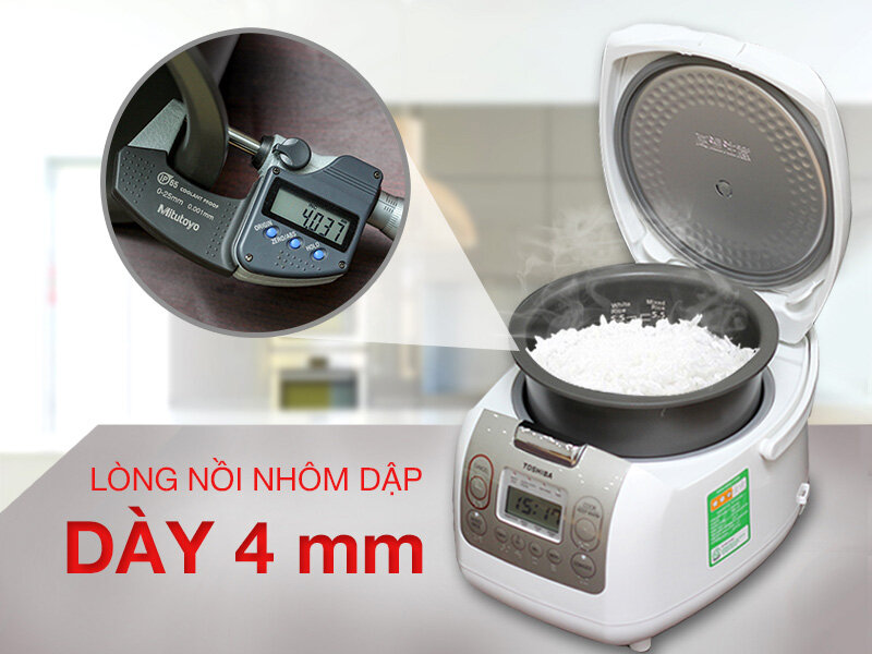 Nồi cơm điện Toshiba 1.8 lít RC-18NMF(WT)VN Nồi cơm điện Toshiba 1.8 lít RC-18NMF(WT)VN