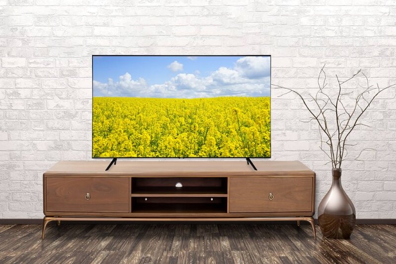 Smart tivi Samsung 65 inch 4K UA65AU7002 thiết kế
