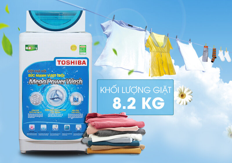 Máy giặt Toshiba 8.2 kg AW-F920LV WB Máy giặt Toshiba 8.2 kg AW-F920LV WB
