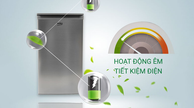 Tủ lạnh Beko 90 lít RS9050P