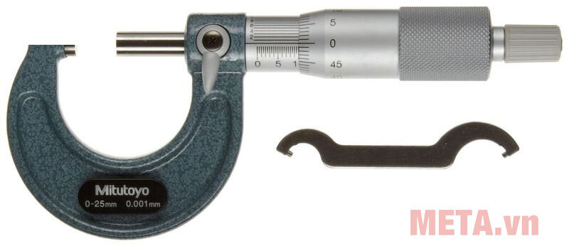 Panme đo ngoài cơ khí Mitutoyo 103-129 (0 - 25 mm/0.001mm)