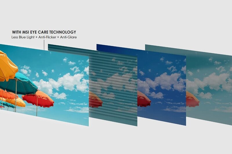 Màn hình MSI PRO MP242A E2 bảo vệ mắt