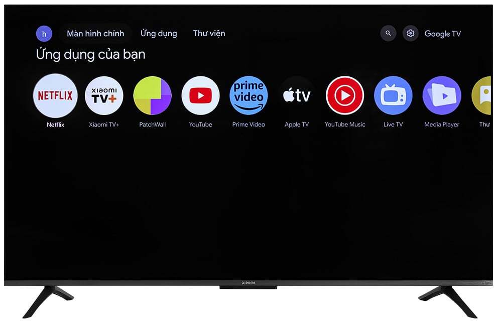 Tivi Xiaomi L65MA-SSEA sở hữu hệ điều hành Google TV thân thiện Tivi Xiaomi L65MA-SSEA