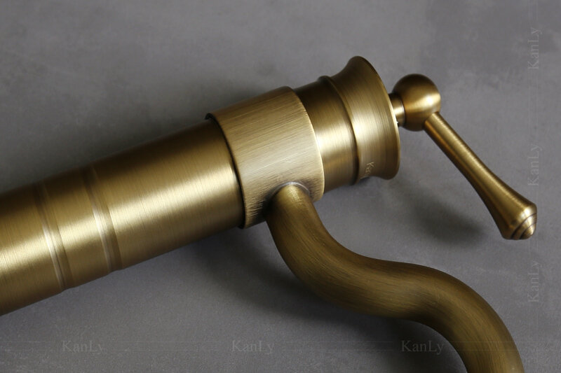 Vòi chậu nóng lạnh bằng đồng Kanly GCA16/V16