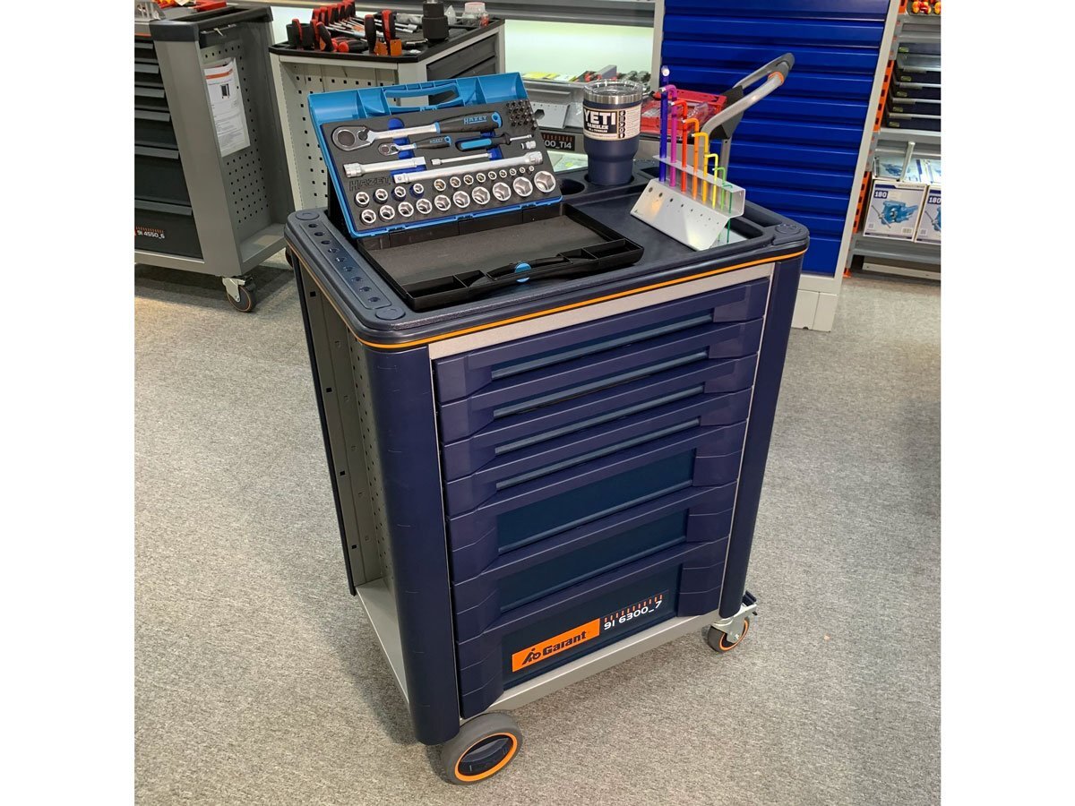 Tủ đựng dụng cụ có bánh xe 7 ngăn kéo Garant 916300 7 Tủ đựng dụng cụ có bánh xe 7 ngăn kéo Garant 916300 7