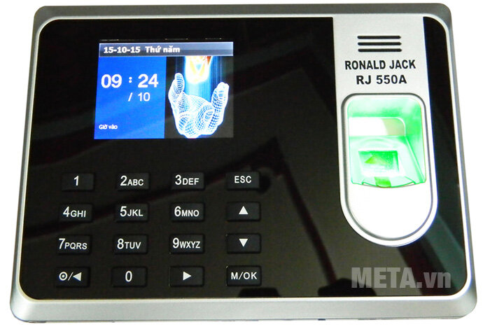 Máy chấm công vân tay Ronald Jack RJ 550A Máy chấm công vân tay Ronald Jack RJ 550A